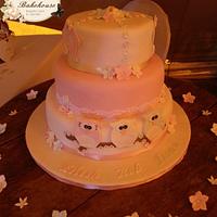 Owl wedding cake