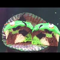 Easy TMNT Camouflage Cupcakes