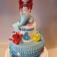 Sweet mermaid cake😍