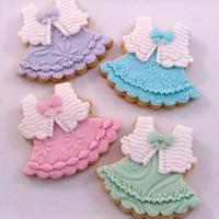 Baby Dress Cookies