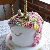 Unicorn cake - Decorated Cake by Angel Cake Design - CakesDecor