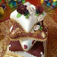 Wedding Pillow Cake & Cup cakes