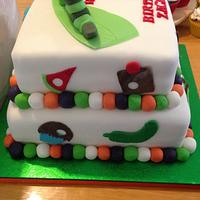 The very hungry Caterpillar Cake & Cupcakes for a 1st birthday