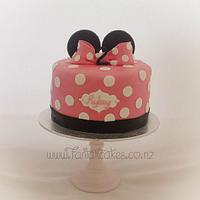 My first Minnie cake.