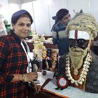 Decorated Cake Exhibit :Theme India :Aghori Baba 