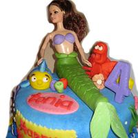 little mermaid cake