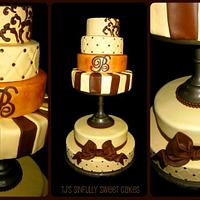 Romantically Rustic Wedding Cake