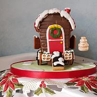 Gingerbread Christmas Gipsy Caravan.
