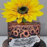 Sunflowers  Cake 