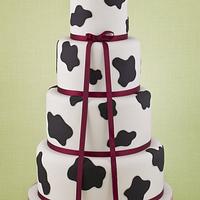 Cow Wedding Cake