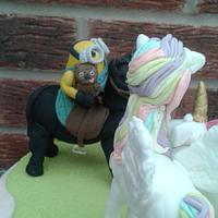 Pony party cake