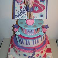 Violetta Disney Cake