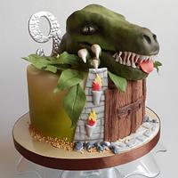 Jurassic Park cake