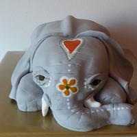 elephant cake