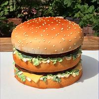 Big Mac cake - cake by Claire Ratcliffe - CakesDecor