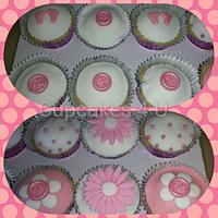 Christening/baby shower cupcakes