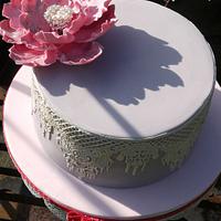 Fleur Lace Fantasy Flower Cake