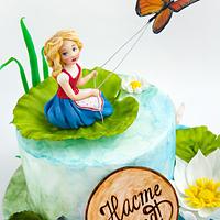 cake with Thumbelina