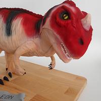 3D Toy Dinosaur Cake