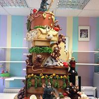 Ratatouille Gold winning cake at Cake International