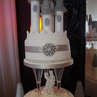 Our largest castle wedding cake 