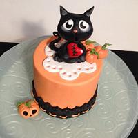 Halloween black cat 