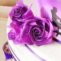 story Wedding Cake - purple