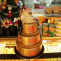 3 Tiers Wedding Cake