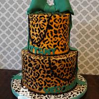 Hand-painted Leopard Print