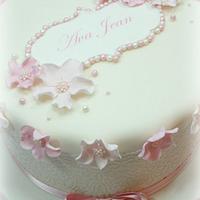 Ava Jean's Christening Cake