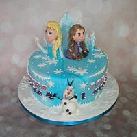 Elsa and Anna from Frozen