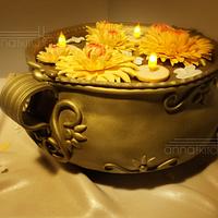 Uruli (Traditional Brass pot) cake