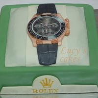 Rolex watch cake