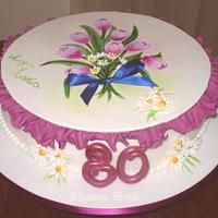 Painting cake Painting cake