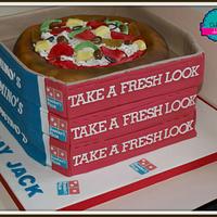 Domino's Pizza and boxes