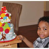 Curious George Icing Smiles cake
