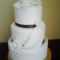 Gardenia wedding cake