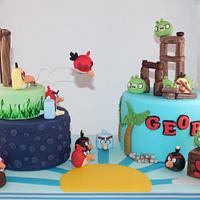 Angry Birds 5th Birthday cake