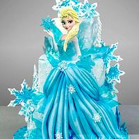 Ice Queen Elsa Cake