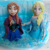 Frozen birthday cake 