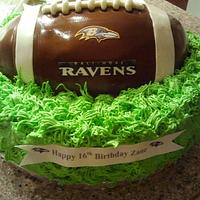 Ravens Football Cake