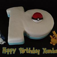 Pokemon 10th birthday cake