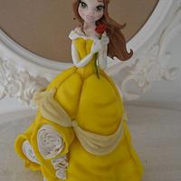 Princess Belle in sugar paste