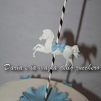 Carousel horse cake /torta giostrina cavalli