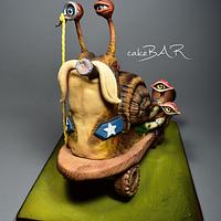 Czecho - Slovak 3D collaboration - Captain "Snail" America :)