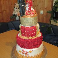 Bollywood Wedding cake