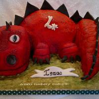 Cute Red Dino for Isaac