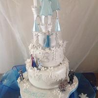 My Frozen Castle Cake x 