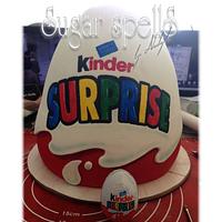 3d kinder surprise cake