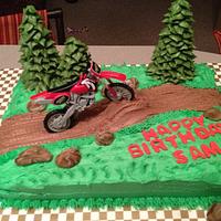Dirt Bike Cake